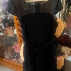 Lace on the top but other layer under